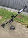 golfvagn, golfbag, putter