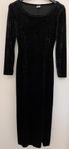 SISLEY Italiensk svart ”maxi” med slits