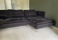 Soffa 2 delar grå Ikea Söderhamn ( ingår Transport )