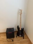 squier bas och förstärkare