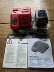 Milwaukee M12-18 FC laddare och 5.0 Ah batteri