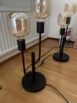 IKEA HADDEBO bordslampor 2 st – stilren vintage-look