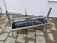 Extra stor grill & grillvagn