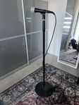 Shure mikrofon stånd och mic barn