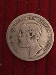 Enkrona Oscar Il 1889 silverhalt 80 %