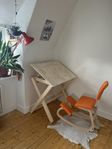 hopfällbart arkitektbord (tall) - handtillverkat