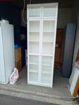 Ikea Billy Oxberg Vitrin m överhylla Nyskick "transport"