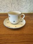 12 kaffekoppar med fat från Annaserien från Duka