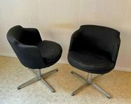 2 st retro fåtöljer från IKEA. Modell Polo från 1960-tal