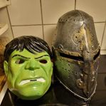 Hulk Mask och Riddarhjälm
