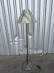 Golvlampa i marmor/mässing