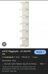 lack vägghylla IKEA