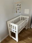 vit barnsäng bassinet säng från Troll