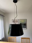 Taklampa, svart, 50 cm