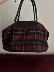 Weekend bag - tartan-mönster