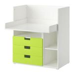 Ikea STUVA Skrivbord och barnbord med 3 lådor (Gröna lådo