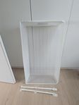 KOMPLEMENT  Pax Meshback med utdragsskena, vit, 100x58 cm