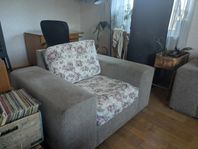 Soffa och fåtölj