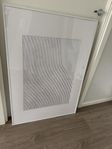 Tavla i vit Ram 70x100