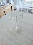 Charmig Vit Ljusstake - Shabby Chic / Lantlig Stil