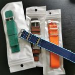 4 st 22mm klockarmband – Läder & NATO – Endast 120 kr!