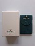Rolex service fodral och låda