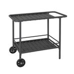 Grillbord svartlackad metall