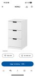 Nordli 3 lådor 