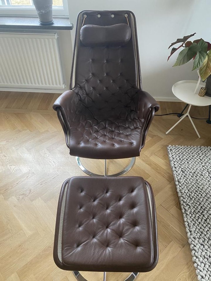 Brun Dux Jetson fåtölj 