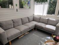 Norsborg hörnsoffa IKEA + ny klädsel 