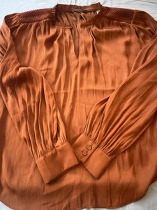Blus , orange/rostbrun