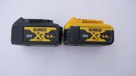 Dewalt Batteri 18v 1st 5Ah och 1st 4AH