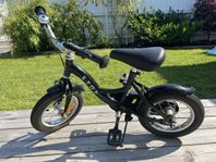 12" Cykel med tillbehör 