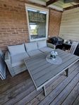Loungesoffa plus bord 