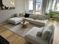 IKEA SÖDERHAMN Hörnsoffa, 5-sits/Gunnared beige