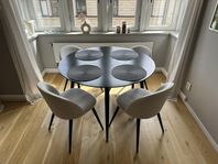 Dining Table + 4 Chairs Set