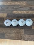  3 stycken Titleist Pro V1 + en calaway 4 supersoft 