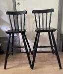 Ikea Agam barnstolar, svarta
