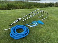 Poolpump, filter, UV-lampa och värmeväxlare