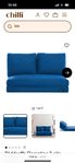 Bäddsoffa Florentine 2-Sits 120*185