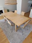 Matbord med 6 stolar