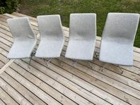 4 st designade kontorsstolar