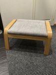 IKEA Poäng fotpall ekfanér