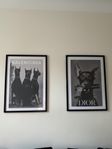 Posters i svart ram
