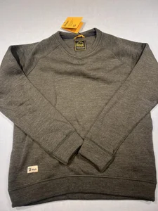 sweatshirt i Merionoull fr Röyk,  Grön