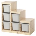 Trofast IKEA i massivt trä inkl. lådor