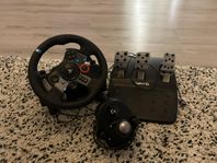 playstation ratt, växelspak och pedaler