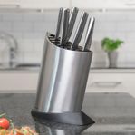 Global knivblock, rostfritt