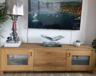 TV bänk/ Media bänk i massiv Ek
