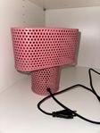 bordslampa i rosa